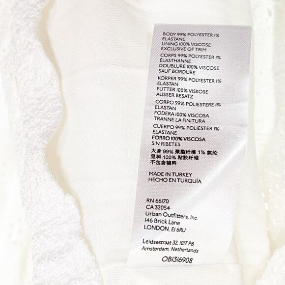 Anthropologie Maeve White Eyelet Dress - Picture 11 of 11